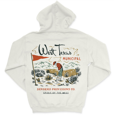 West Texas Municipal Hoodie- Vintage White