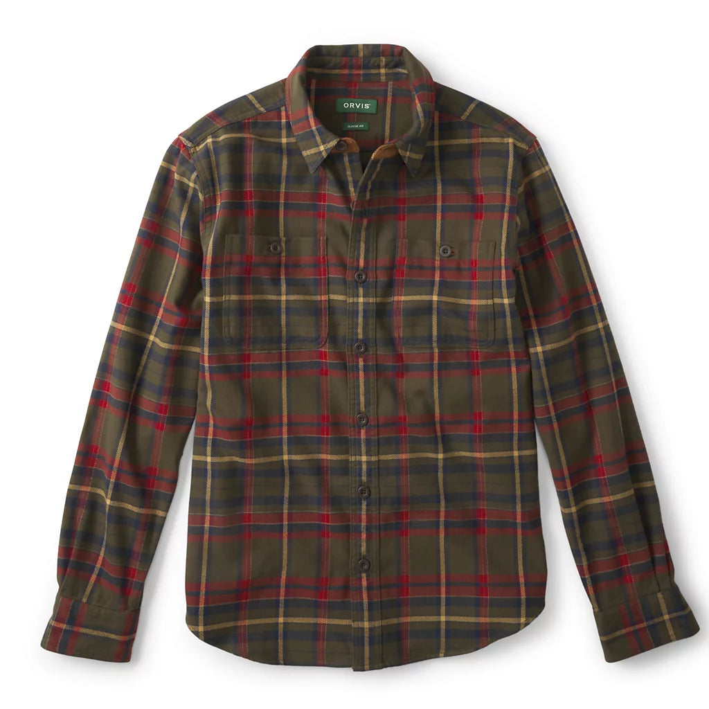 Perfect Flannel Shirt- Hunter/Navy