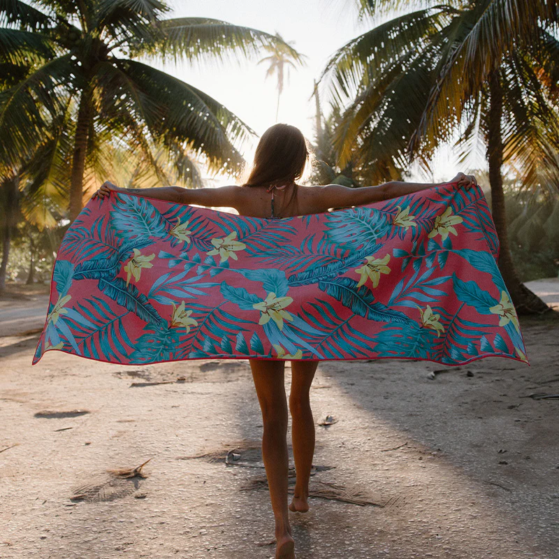Original Towel- Palms Coral