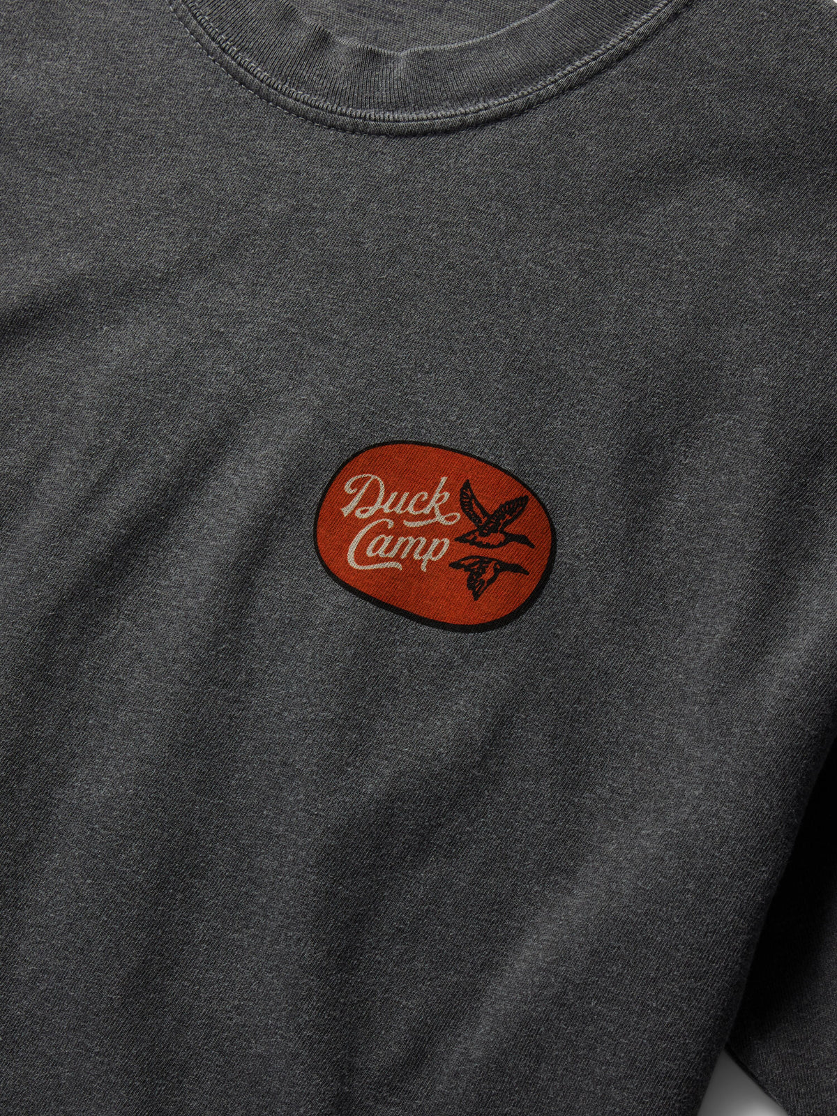 Duck Scripture T-Shirt- Pepper