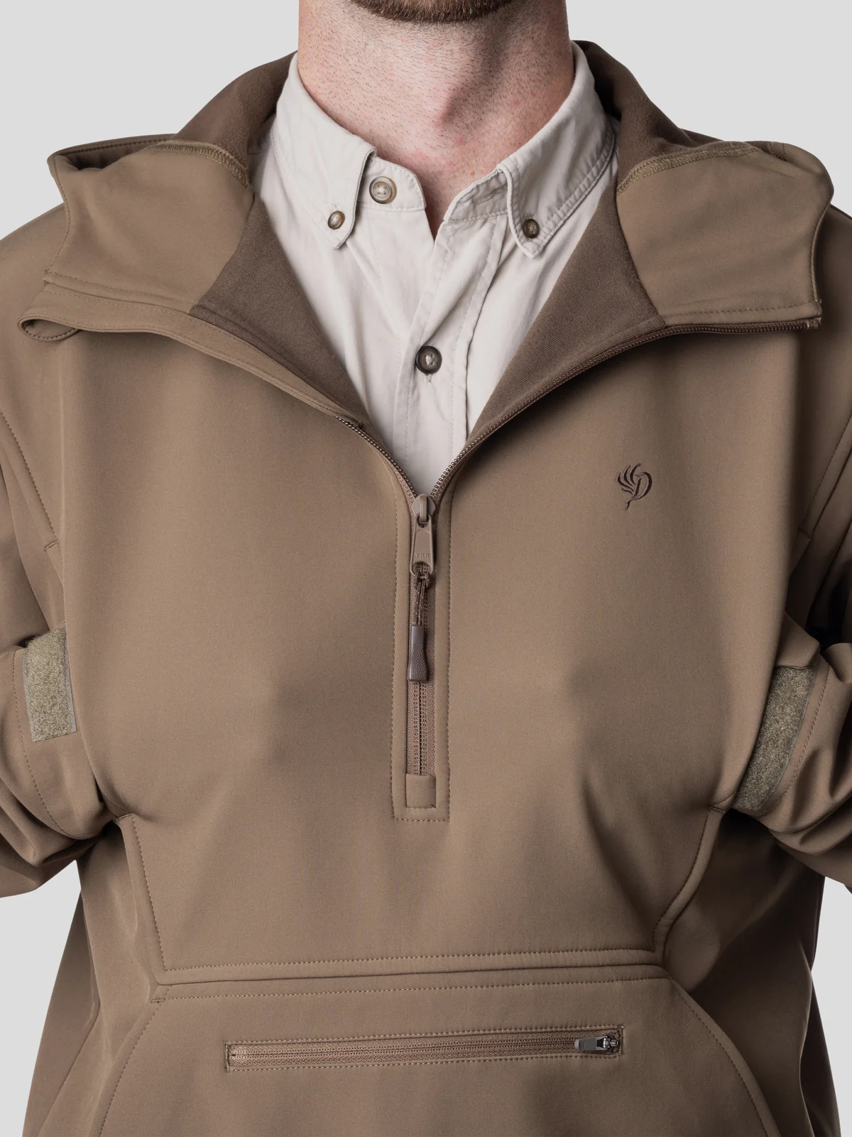 Contact Softshell Hoodie- Pin Oak