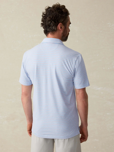 Movement Short Sleeve Polo - Vista View Stripe