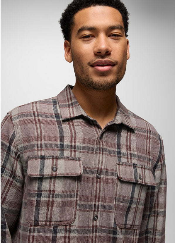 Westbrook Flannel Shirt- Quarry
