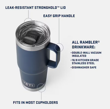 Rambler 20oz Travel Mug w/ Stronghold Lid