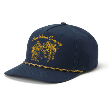 Los Rios Canvas Snapback Hat- Navy