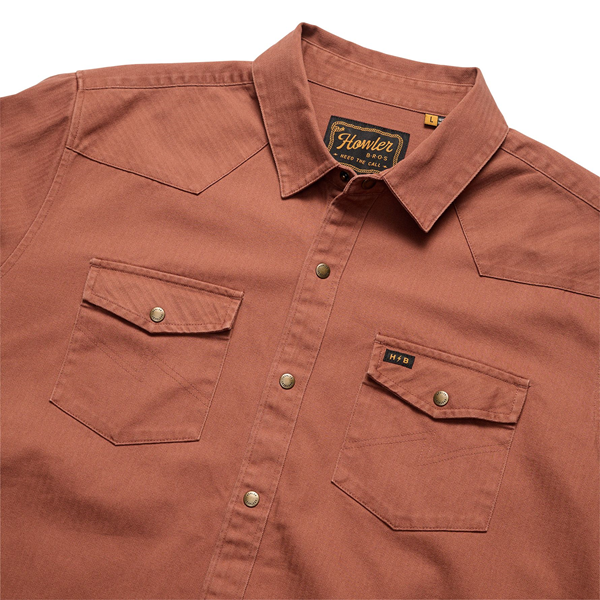 Sawhorse Work Shirt- Mink Brown