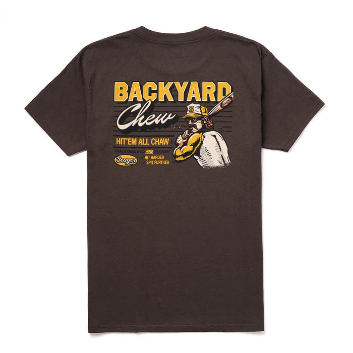Backyard Chew Tee - Brown