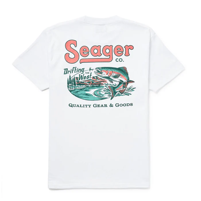 Drifting The West T-Shirt- White