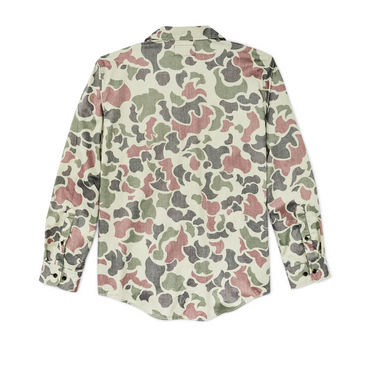 Twin Lakes Sport Shirt Long Sleeve- Shrub Camo