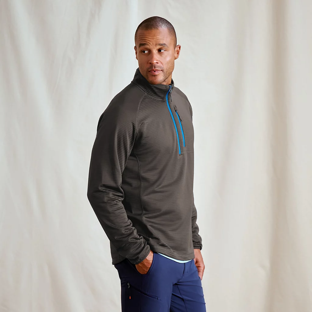 Horseshoe Hills 1/4 Zip- Slate
