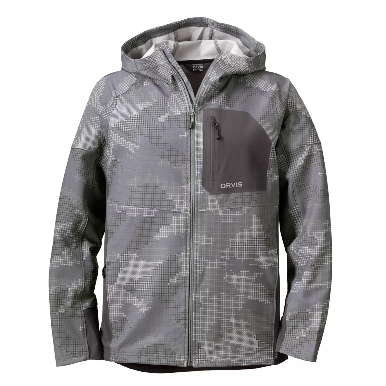 Pro LT Softshell Pullover- Steel Camo