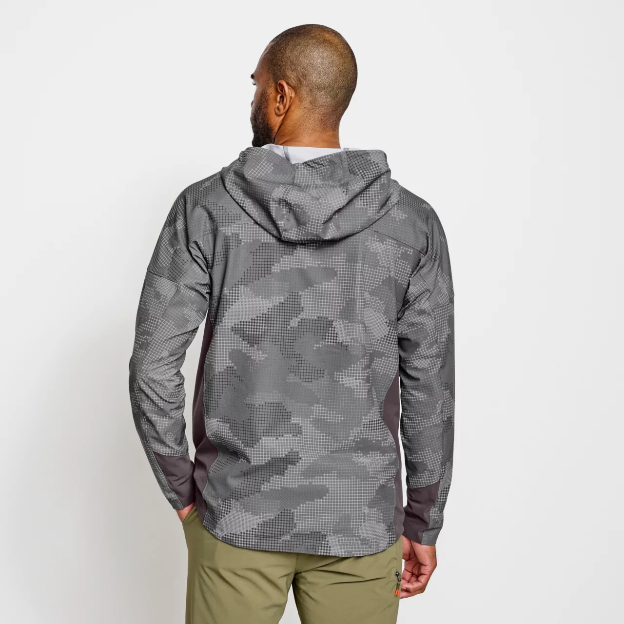 Pro LT Softshell Pullover- Steel Camo