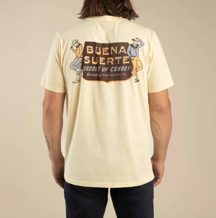 Buena Suerte T-Shirt- Cream