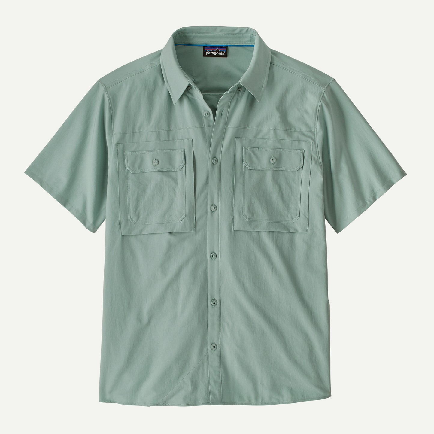 Self Guided Sun Short Sleeve Shirt-Thermal Blue