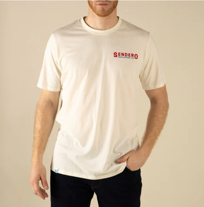 Tip Your Hat T-Shirt- Vintage White