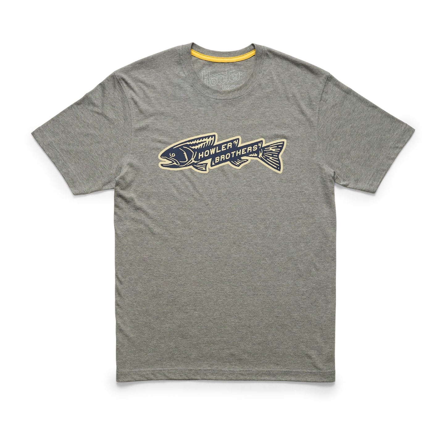 Trout Bolt T-Shirt- Athletic Grey Heather