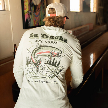 Yucatan Bamboo Hoodie- Flats Green/Del Norte