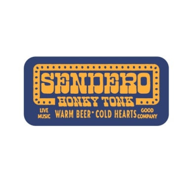 Sendero Honky Tonk Sticker