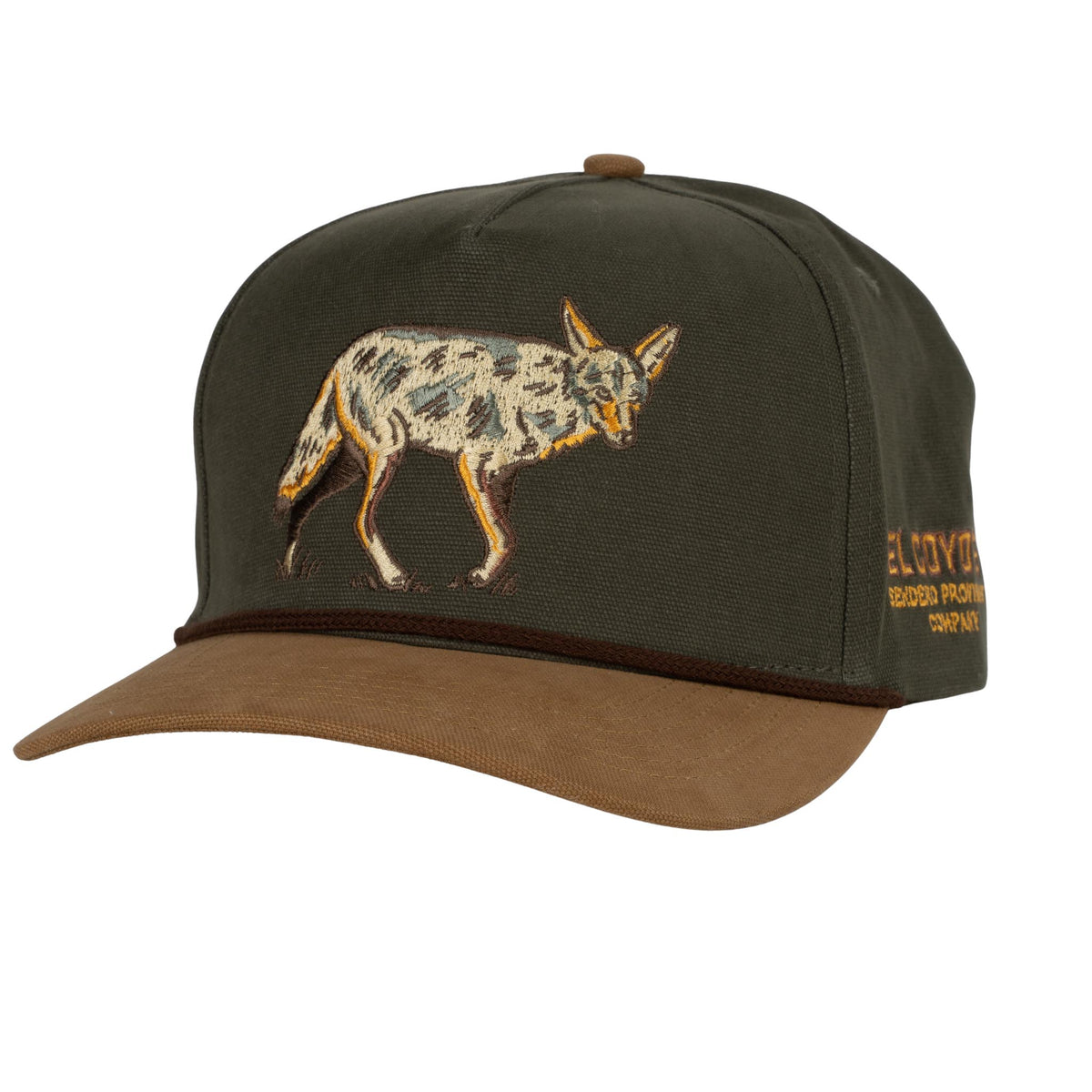 Coyote Hat- Green/Tan