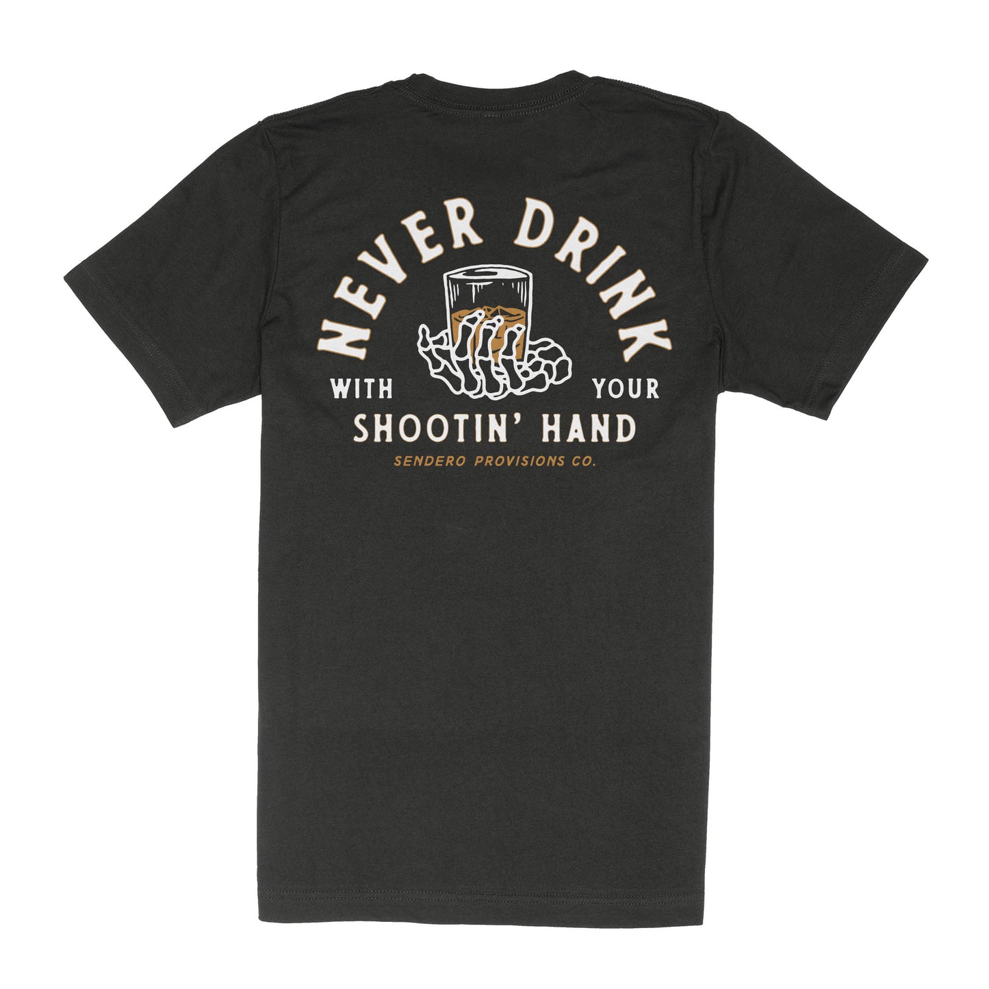 Shootin' Hand T-Shirt- Black