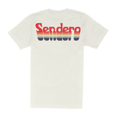Retro Logo T-Shirt- Vintage White