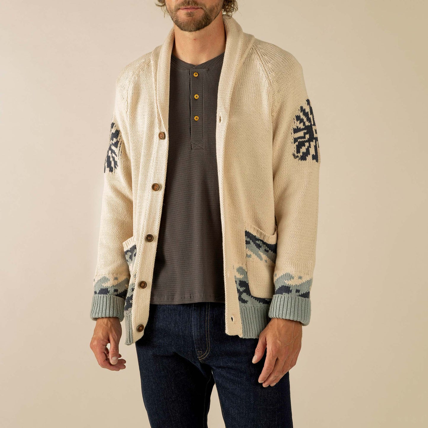 Nuevo Laredo Cardigan- Big Wave