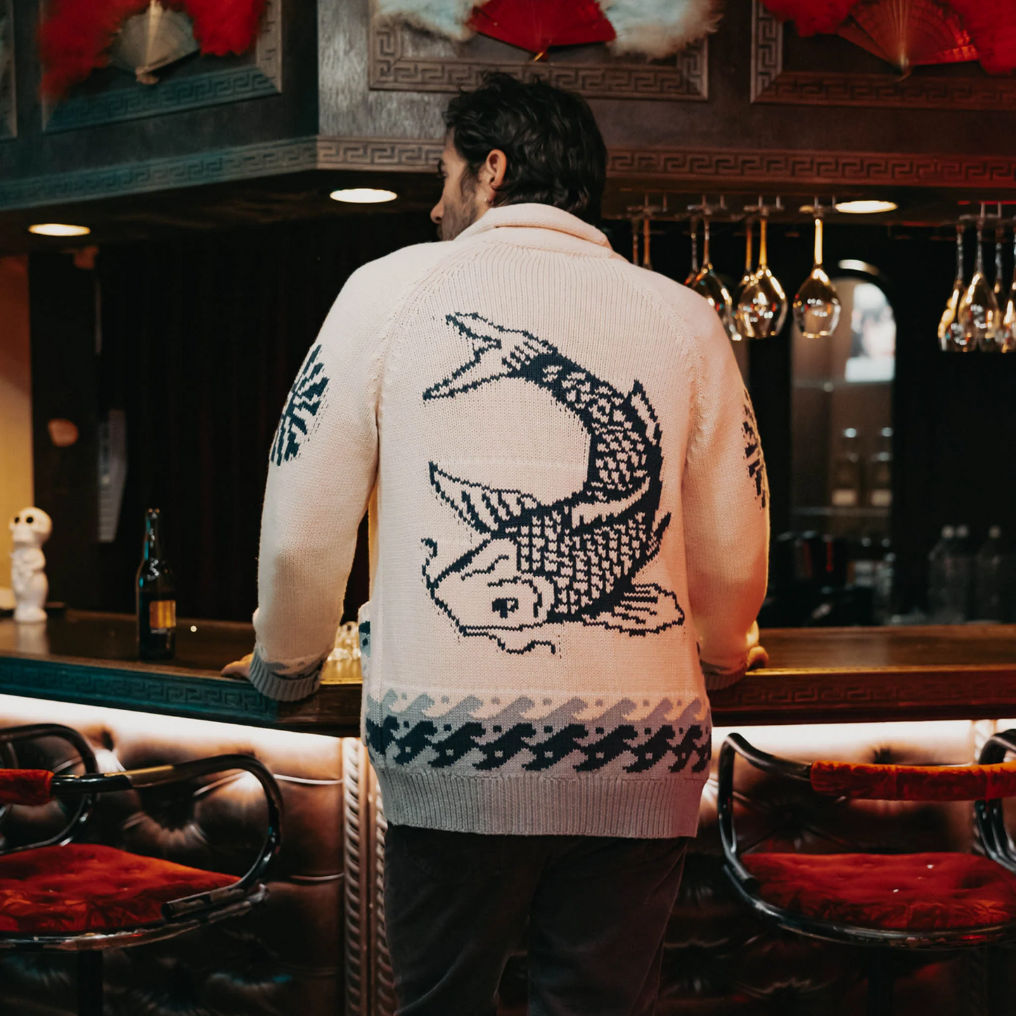 Nuevo Laredo Cardigan- Big Wave