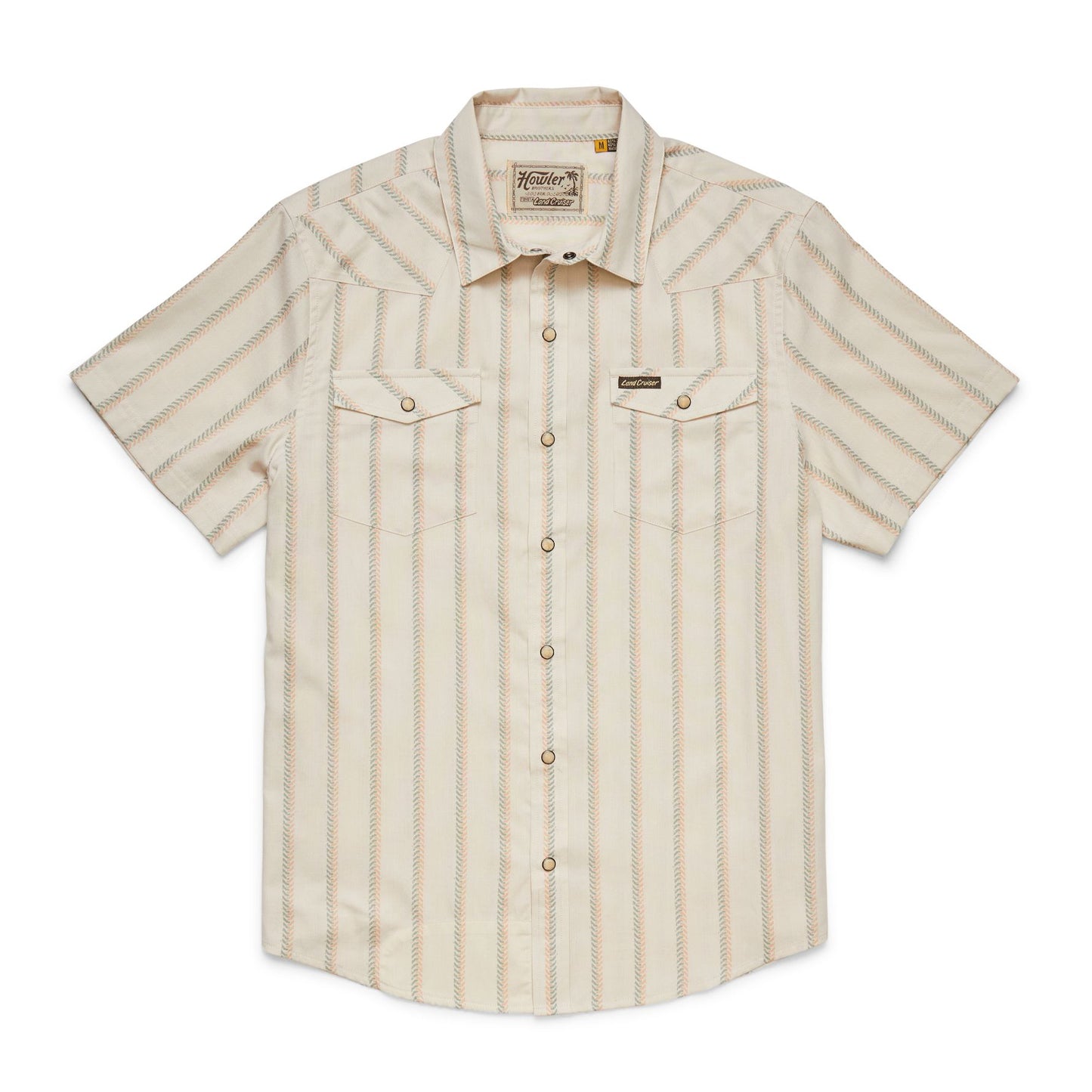 HB X Land Cruiser H Bar B Snapshirt - Off White