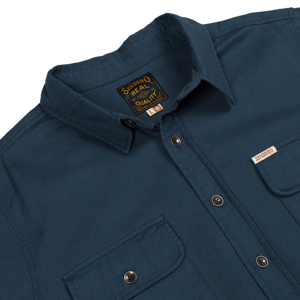 Sedona Button Up- Canyon Blue