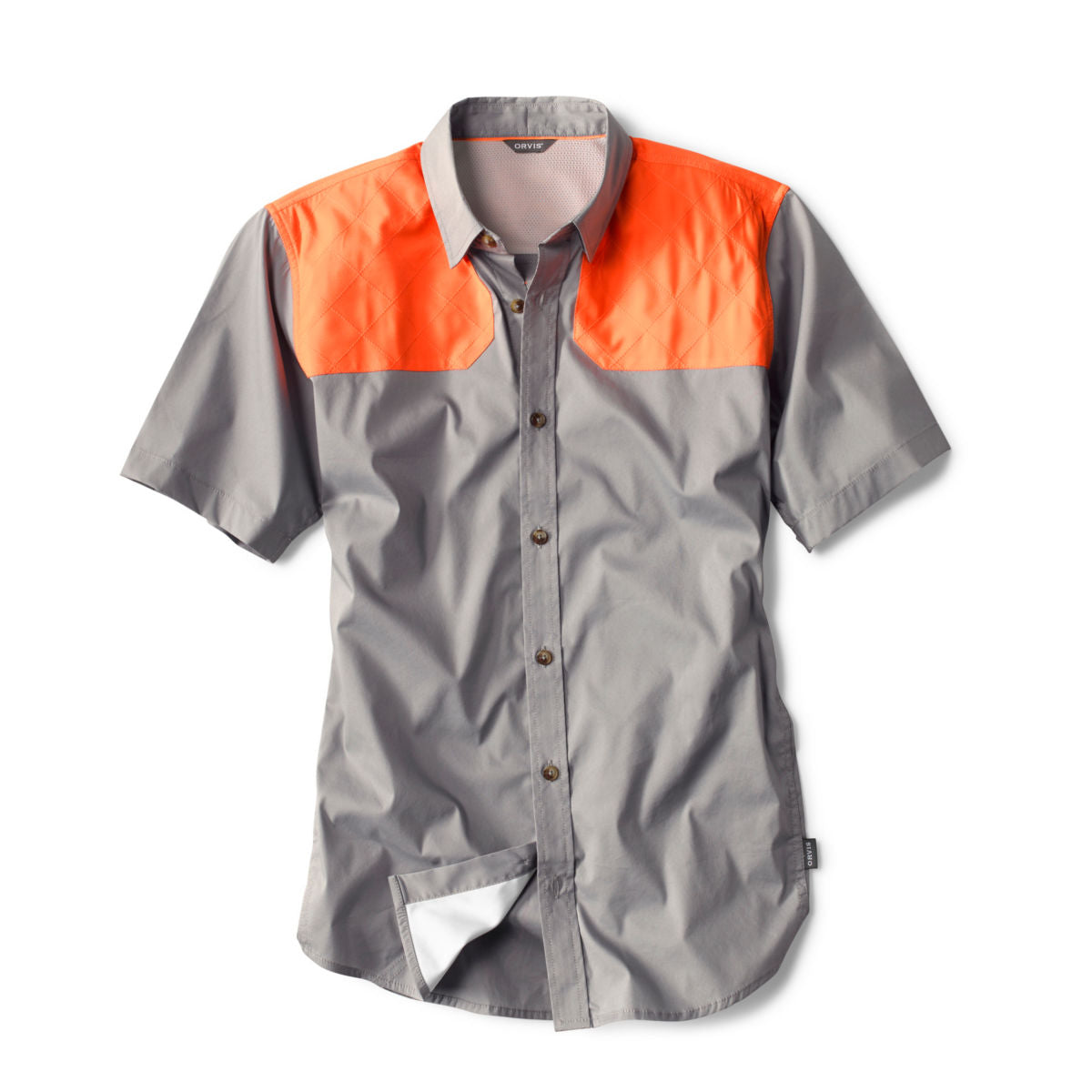 Short Sleeve Shooting Shirt- Slate/Blaze