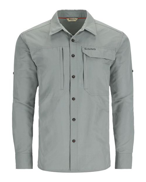 Guide Long Sleeve Fishing Shirt- Cinder