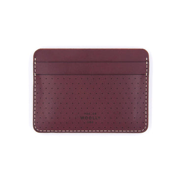 Leather Half Wallet- Perf'd