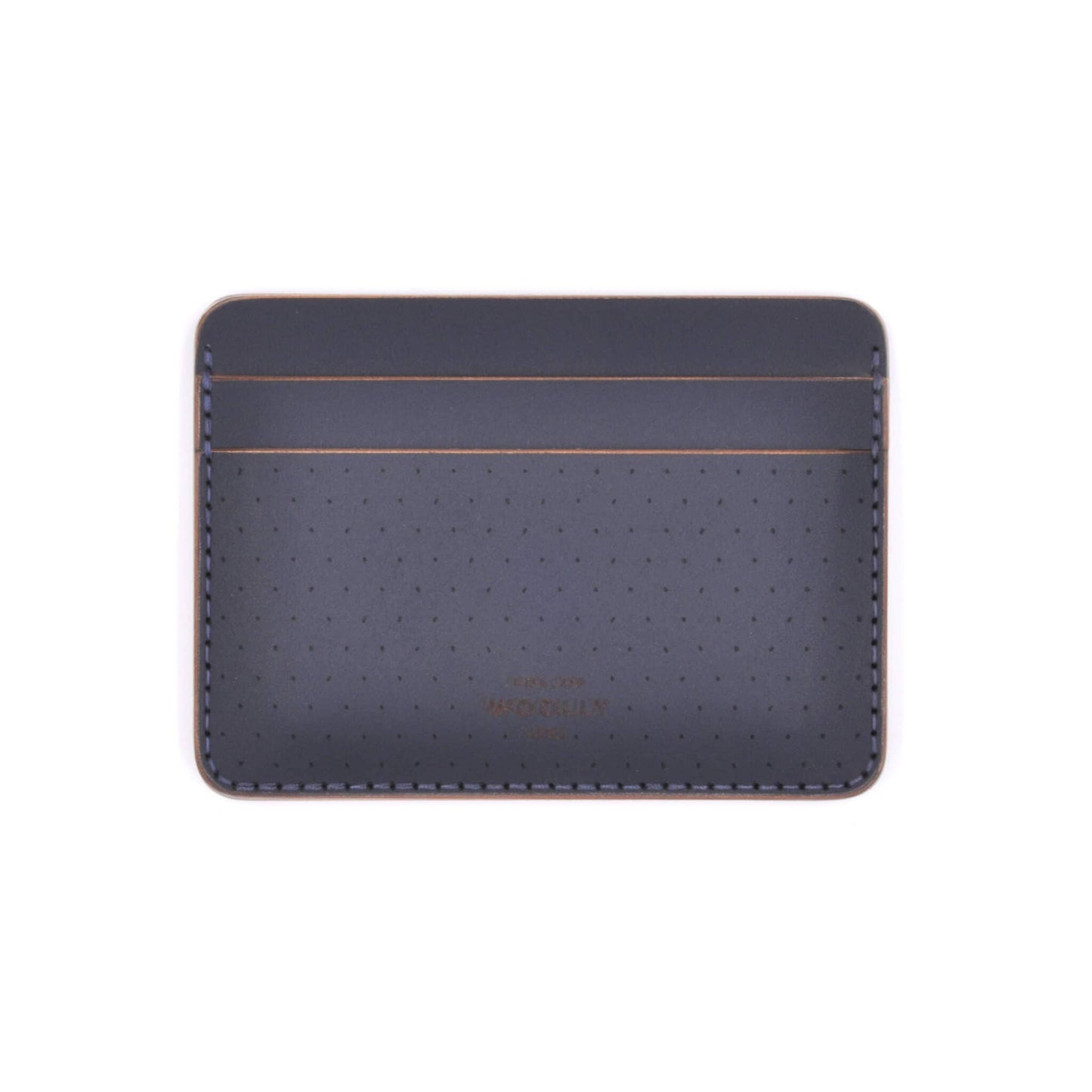 Leather Half Wallet- Perf'd