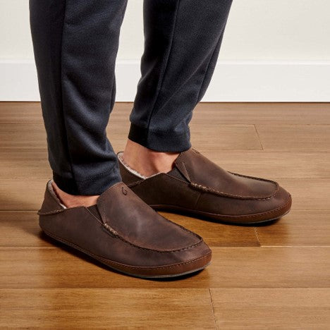Moloa Slipper- Dark Wood