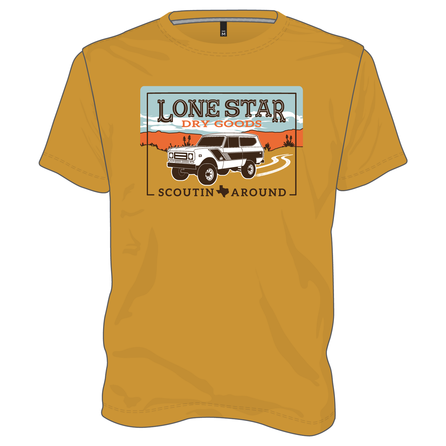 Scoutin' Around 2.0 T-Shirt- Mustard