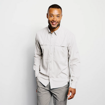 Open Air Caster Long Sleeve Shirt- White