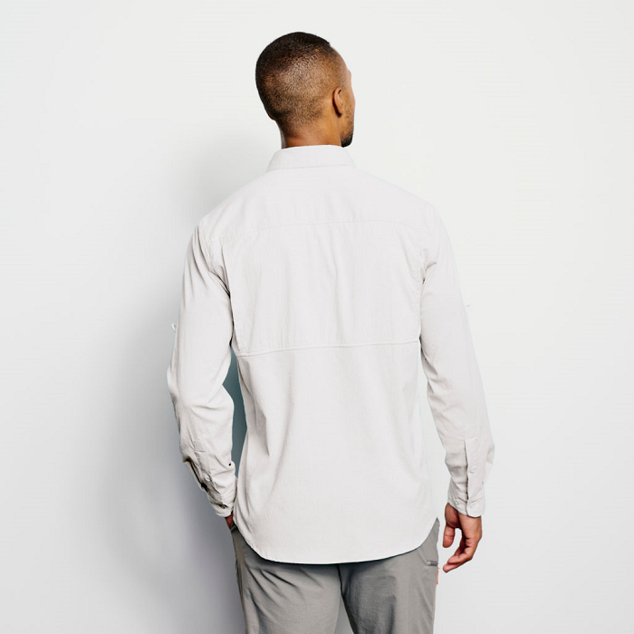 Open Air Caster Long Sleeve Shirt- White