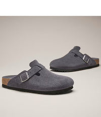 Boston SFB Suede Leather- Charcoal Tonal FB