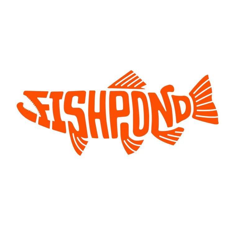 Pescado Sticker 4"- Orange