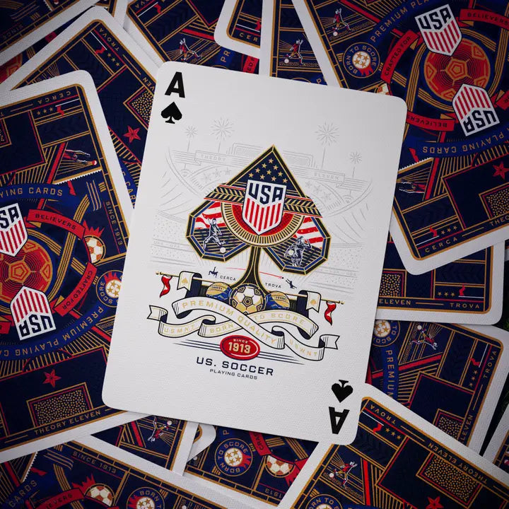 USA Soccer Playing Cards