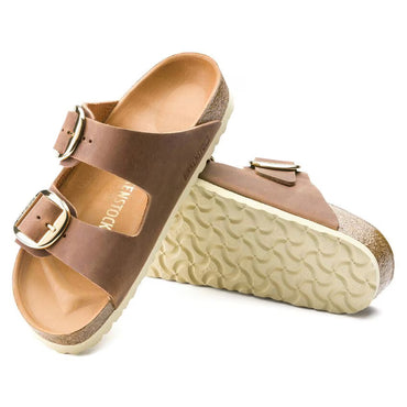 Arizona Big Buckle - Oiled Leather Cognac