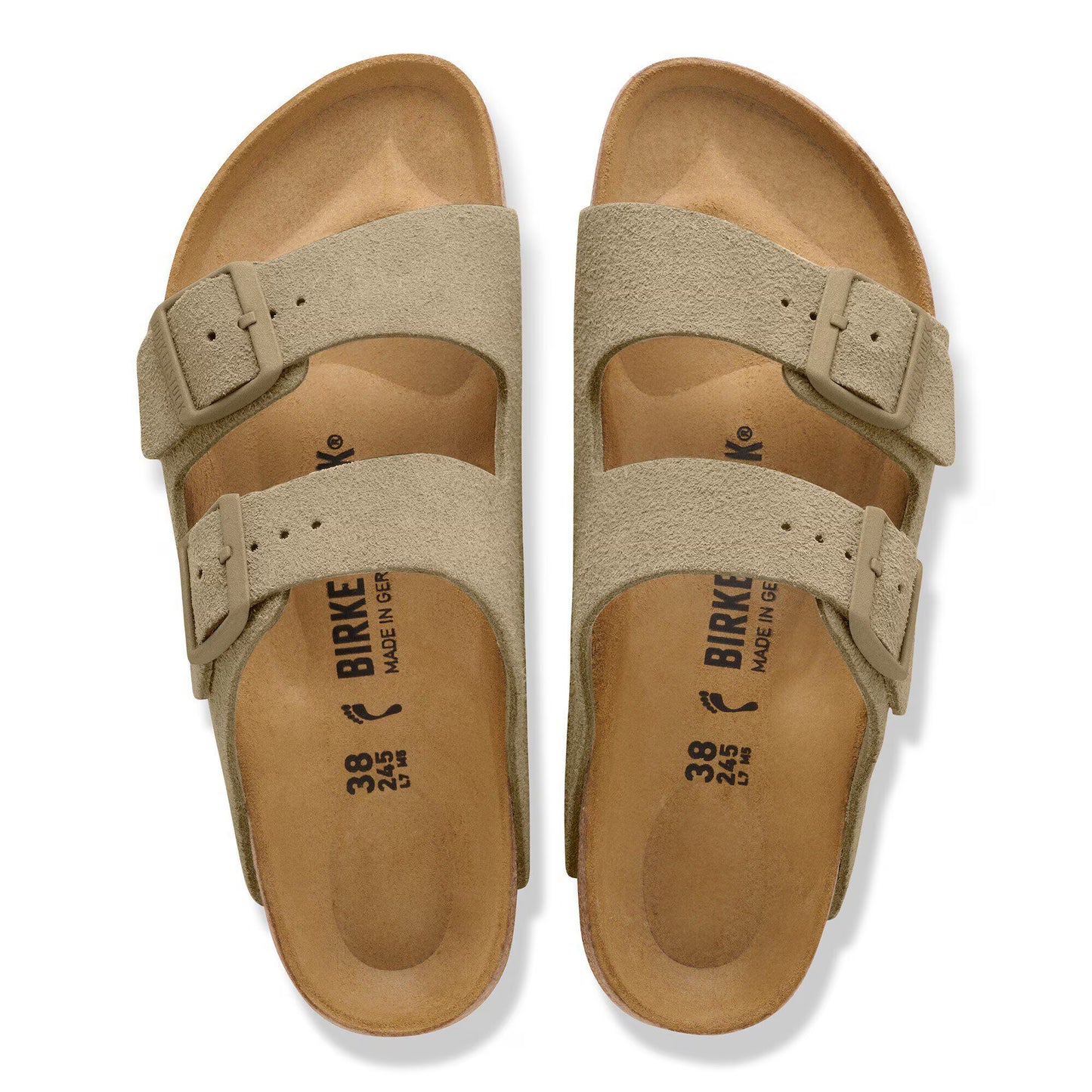Arizona Suede Leather - Faded Khaki