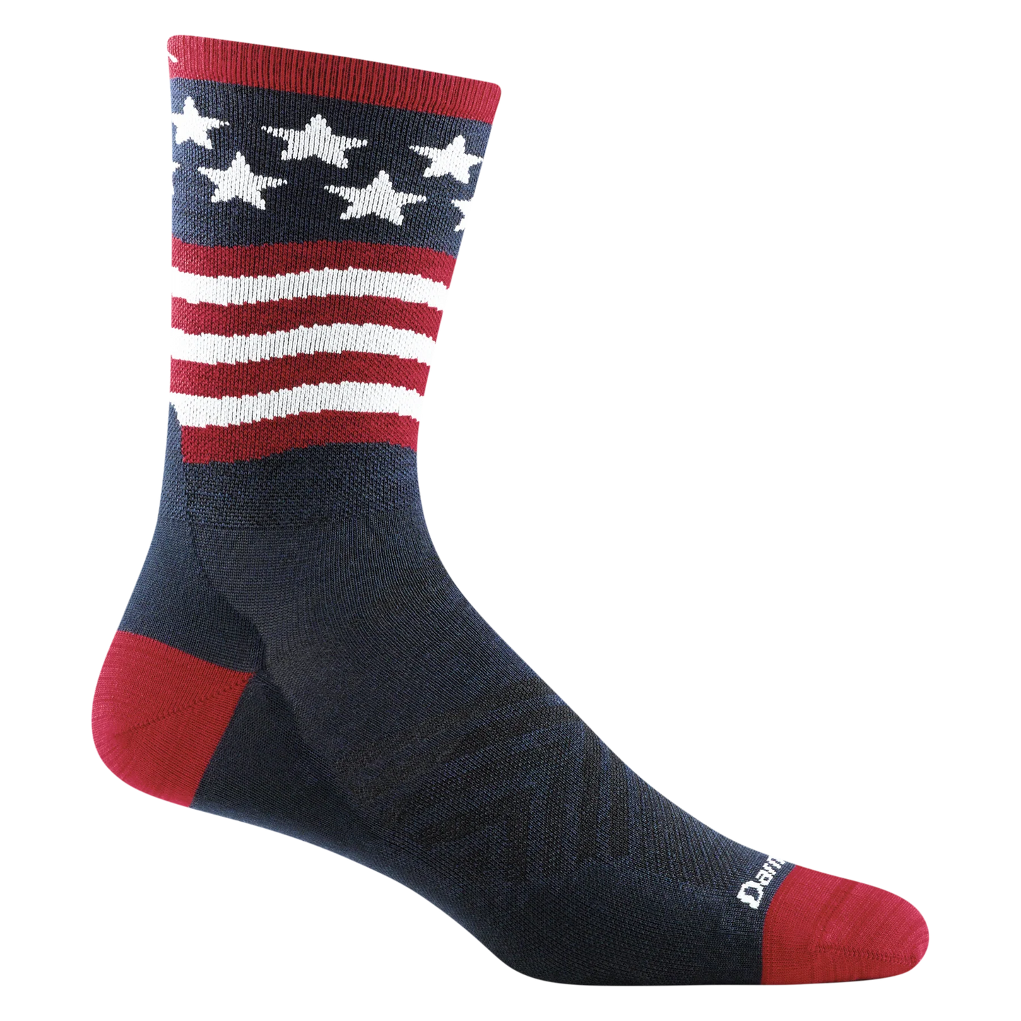 Patriot Micro Crew Ultra-Lightweight Running Socks- Stars and Stripes