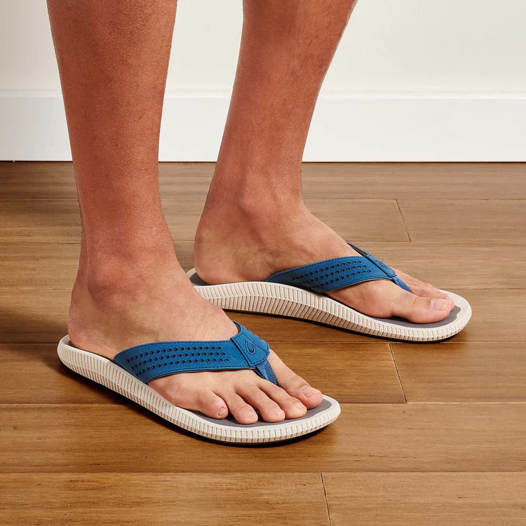 Ulele Sandal- Slate Blue / Charcoal