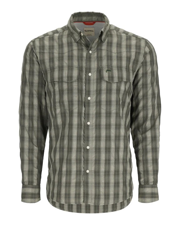 Big Sky Long Sleeve Shirt - Willow/Dark Olive Plaid