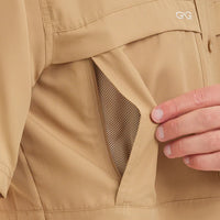 Classic MicroFiber Short Sleeve Shirt - Khaki