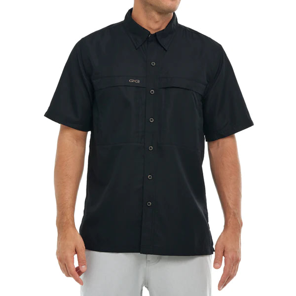 Classic MicroFiber Short Sleeve Shirt - Caviar