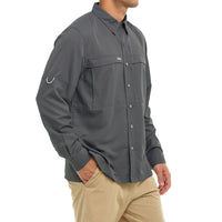 Explorer MicroFiber Long Sleeve Shirt - Gunmetal