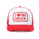 I Heart My Truck Mesh Snapback