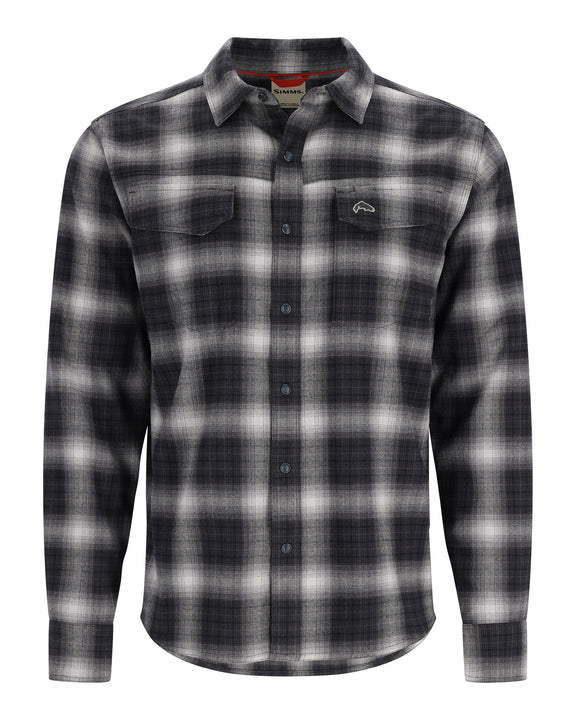 Gallatin Flannel- Slate Ombre Plaid